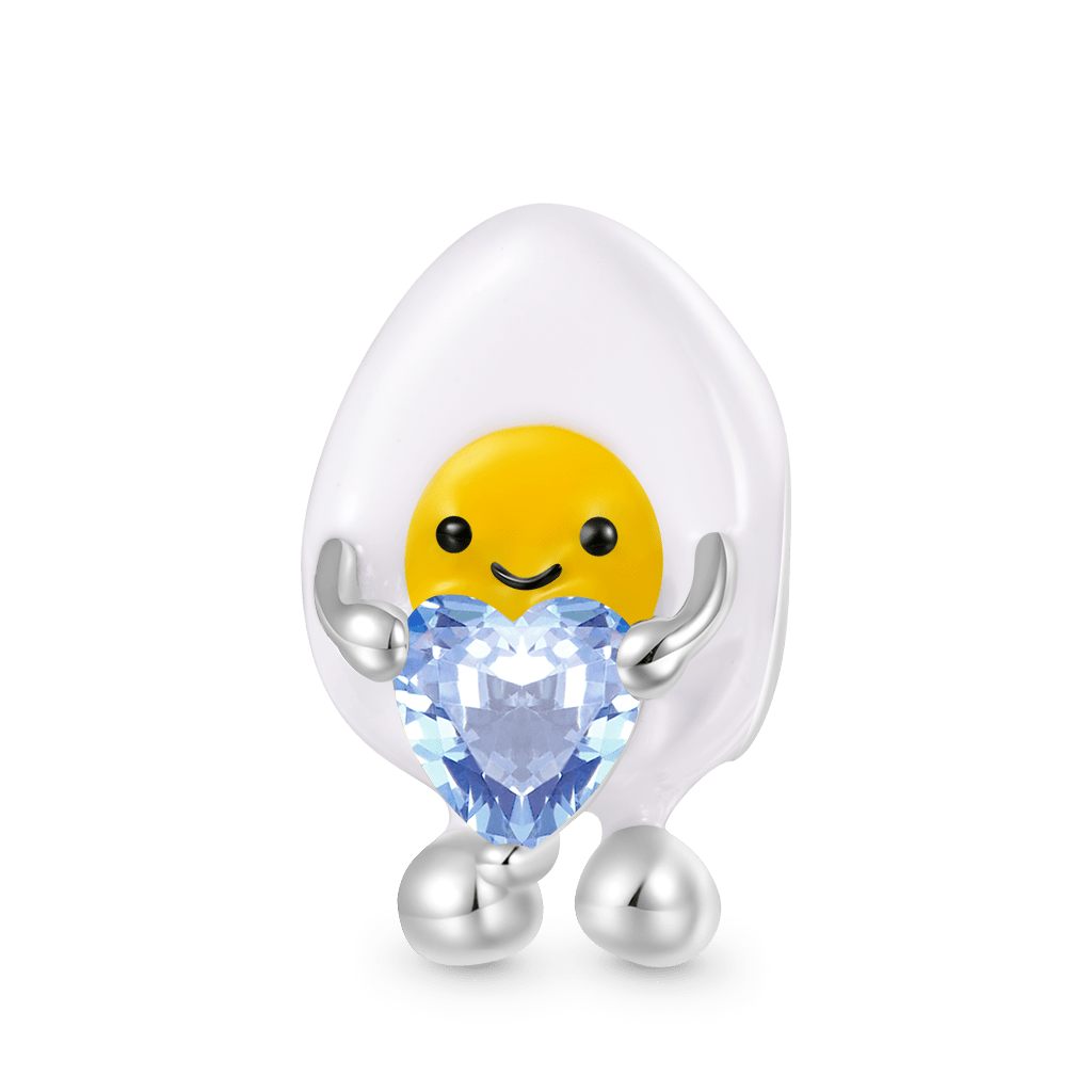 Gnoce Happy Boiled Egg Embraces Love Charm_2
