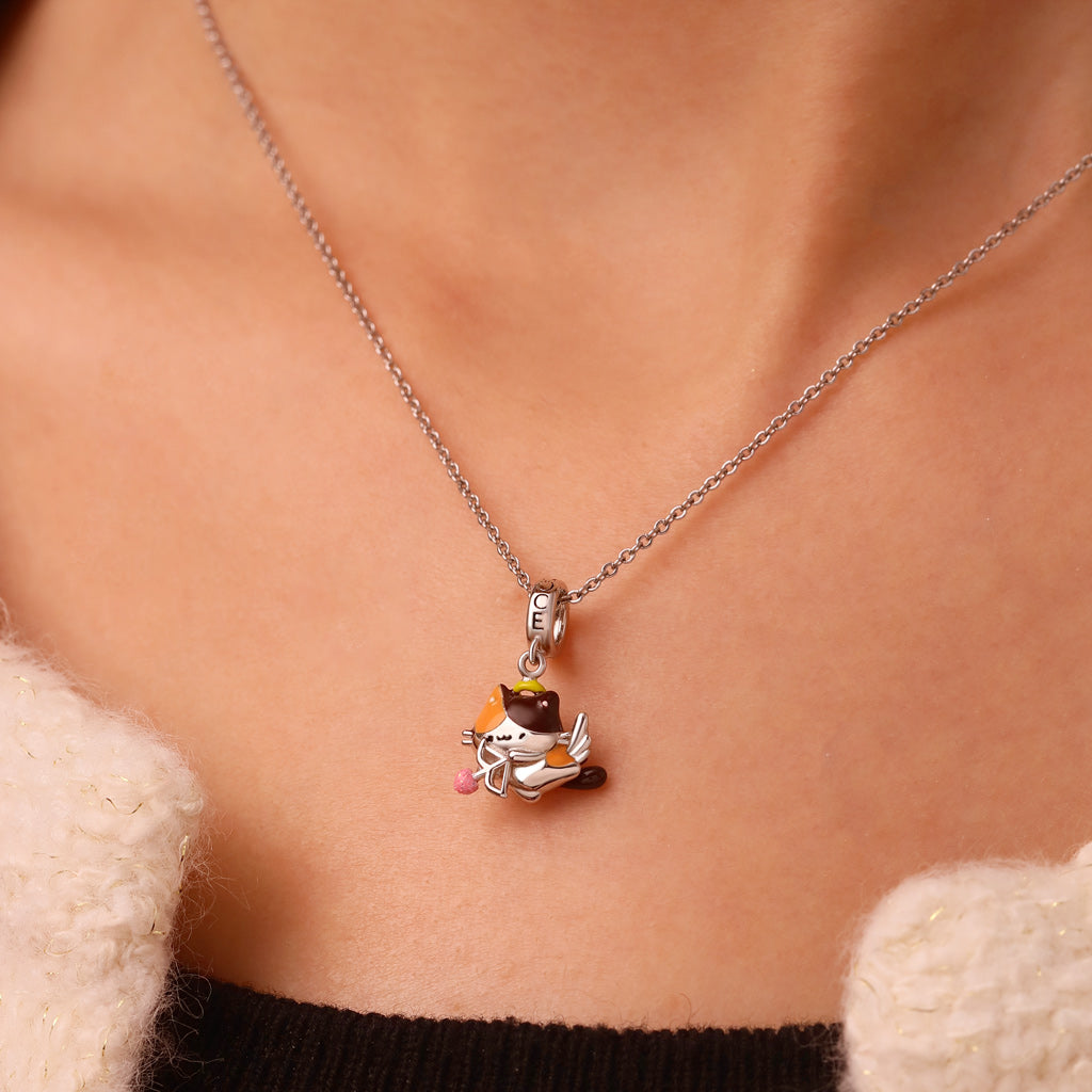 Cupid the Calico Cat Pendant_5