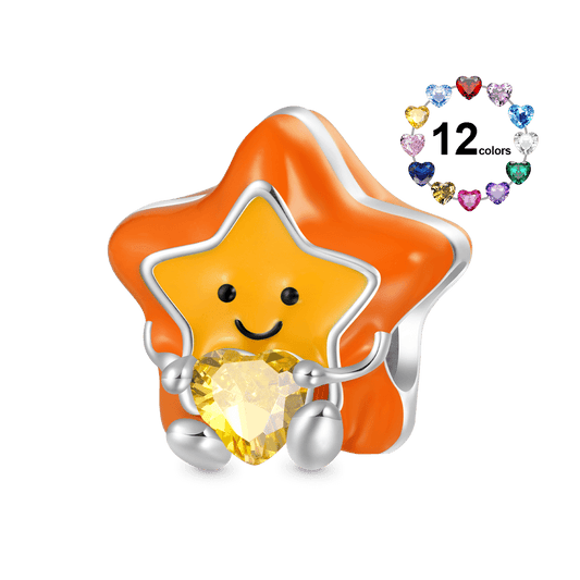 Gnoce Fun Star Cookie Embraces Love Charm_1