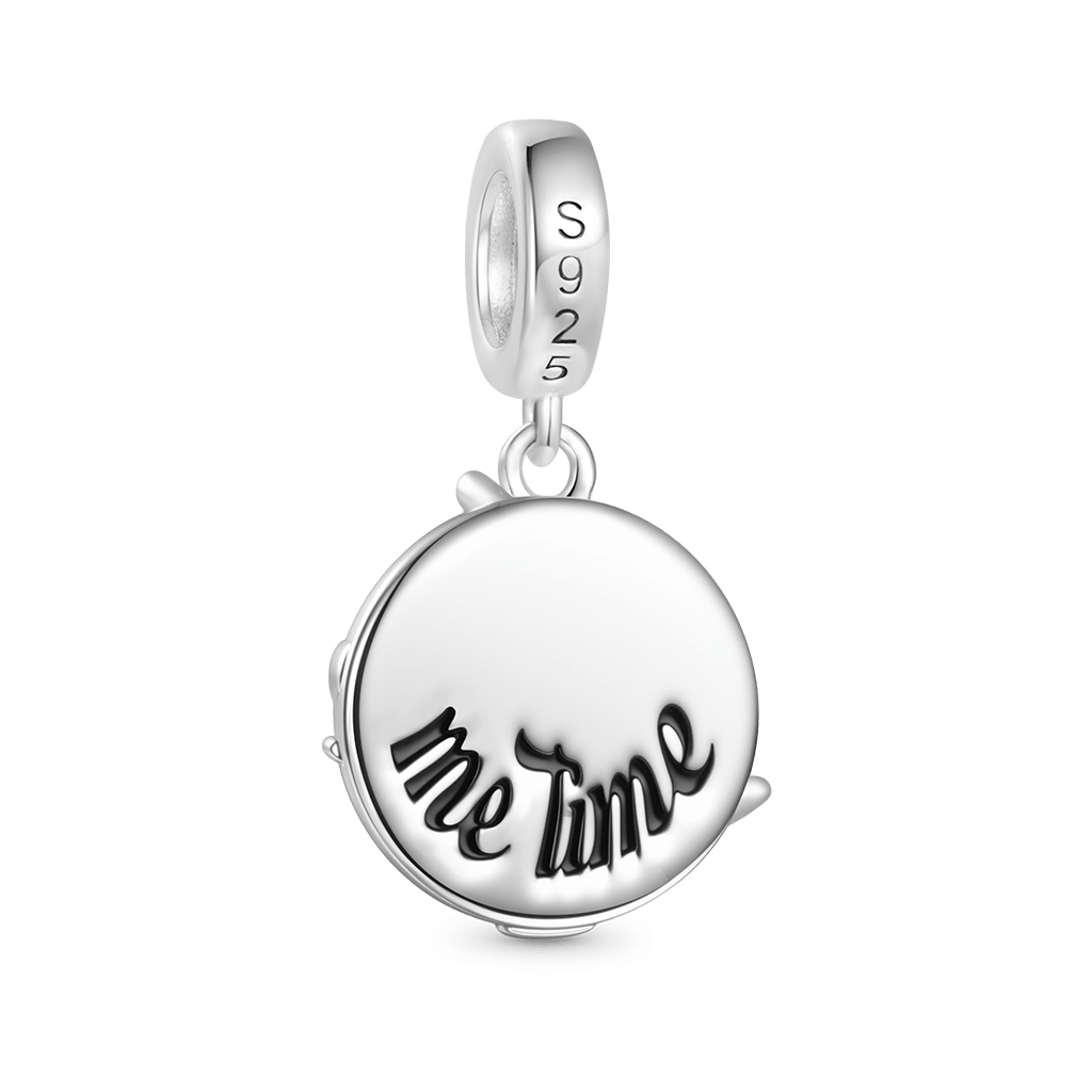 Gnoce Heart Birthstone Special Clock Pendant Dangle Charm_2