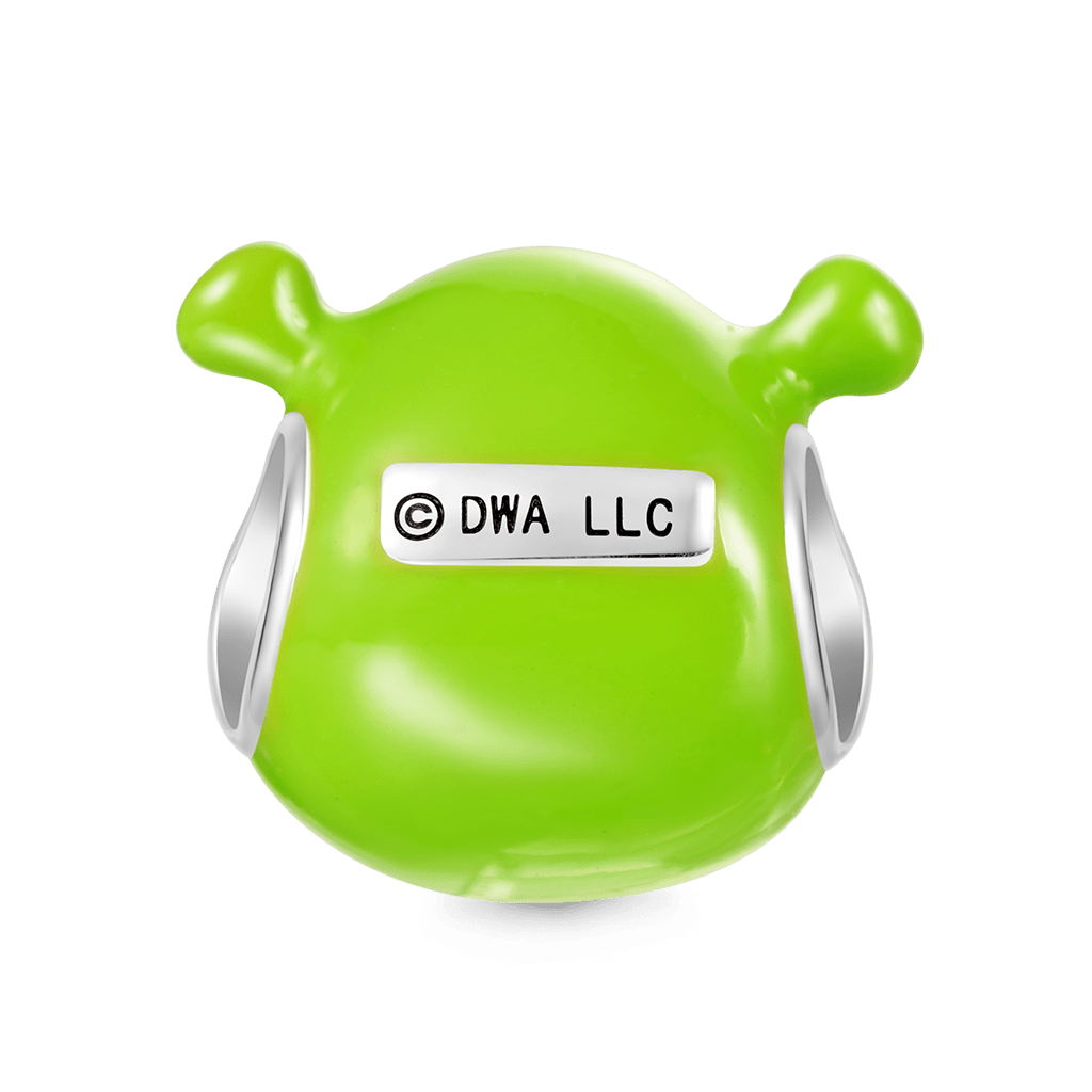 Gnoce Smiling Green-skinned Shrek Head Charm_2