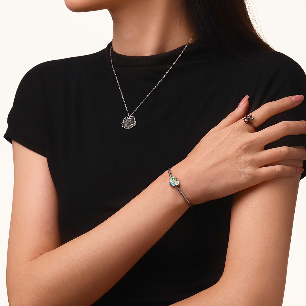 Gnoce Deadly Nadder Heart Birthstone Glow-in-the-Dark Charm_6