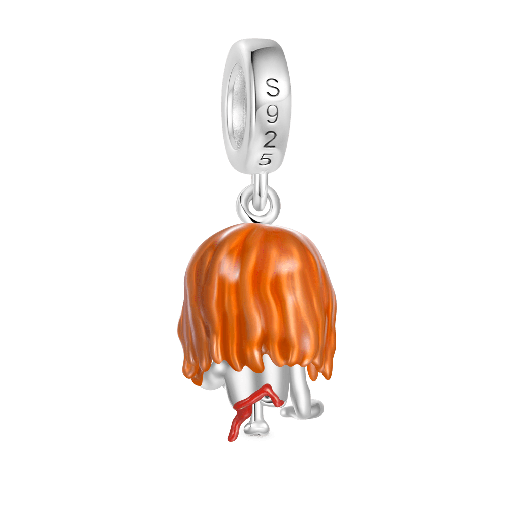 Gnoce Walking Dead Bicycle Girl Hannah Pendant Dangle Charm_2