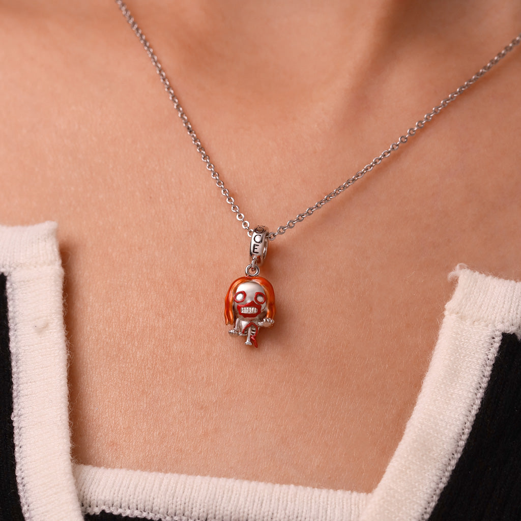 Gnoce Walking Dead Bicycle Girl Hannah Pendant Dangle Charm_5