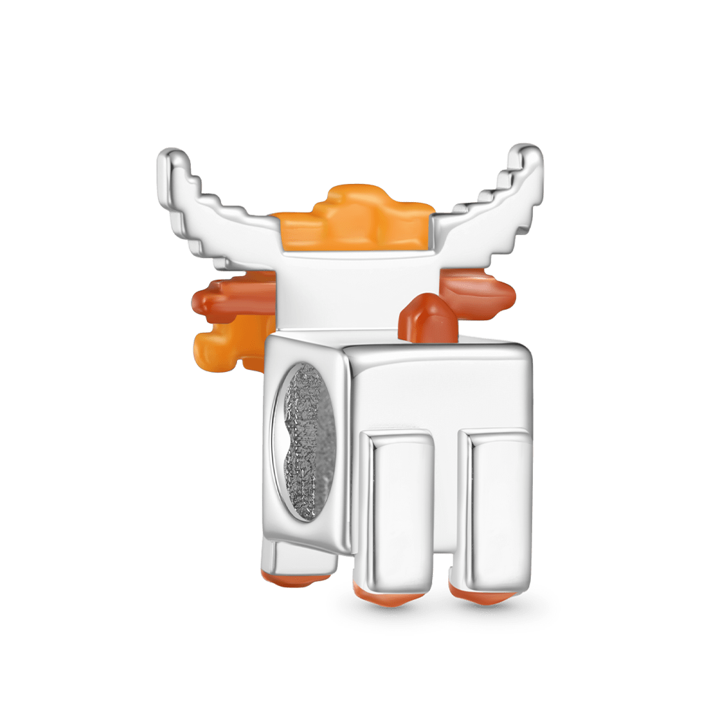Gnoce Cute Pixel Cartoon Highland Cow Charm_2