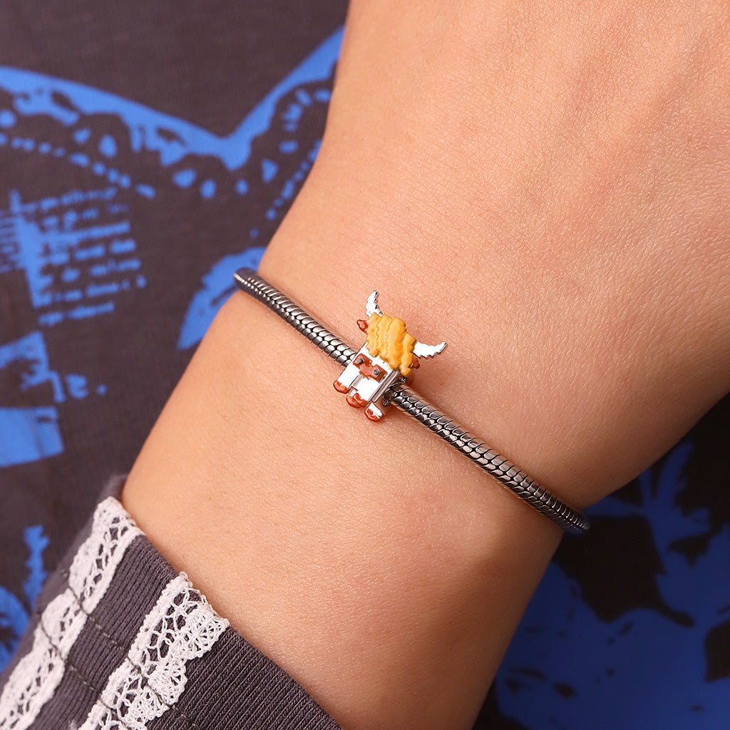 Gnoce Cute Pixel Cartoon Highland Cow Charm_5