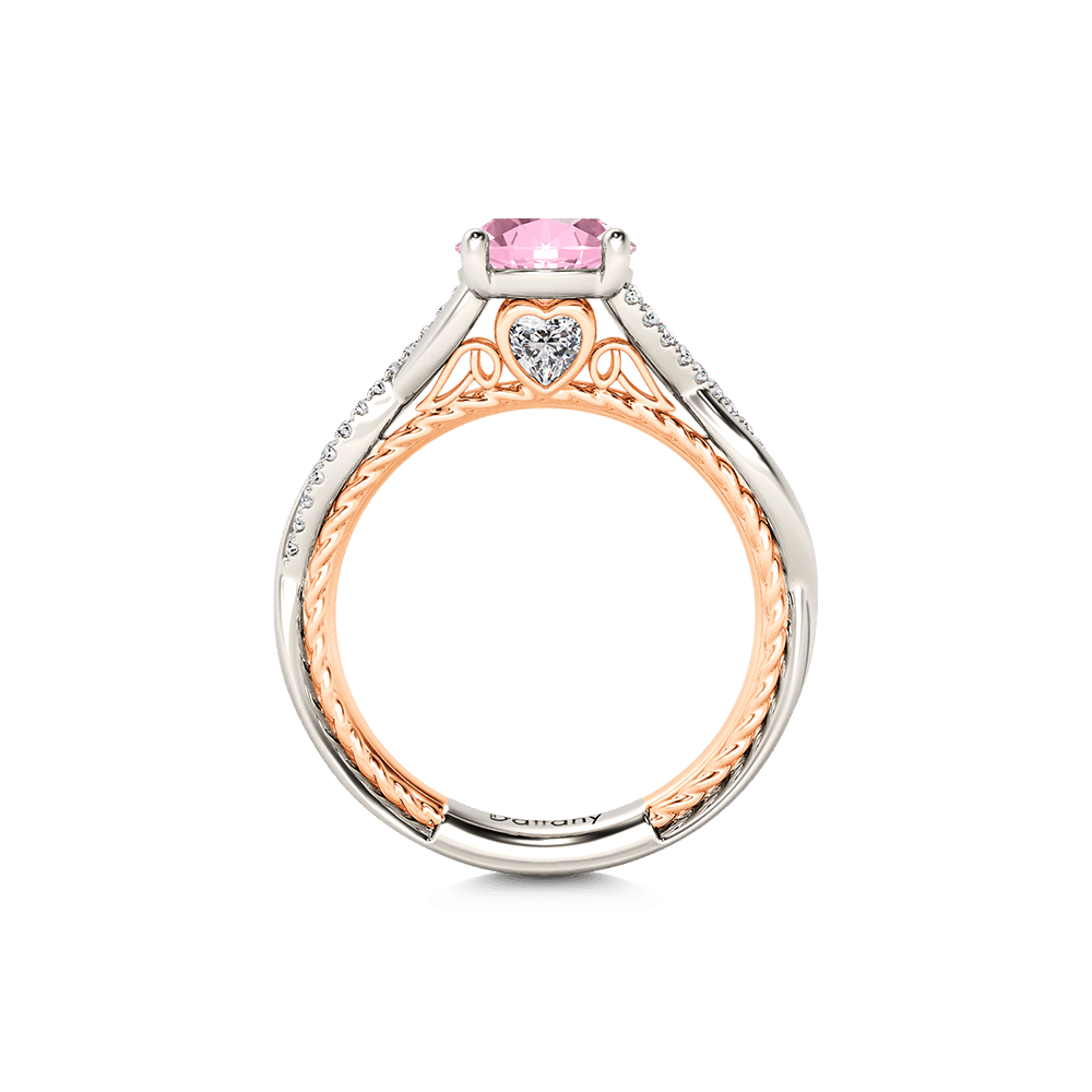 Twisted Infinity Round Cut Cathedral Engagement Ring_2