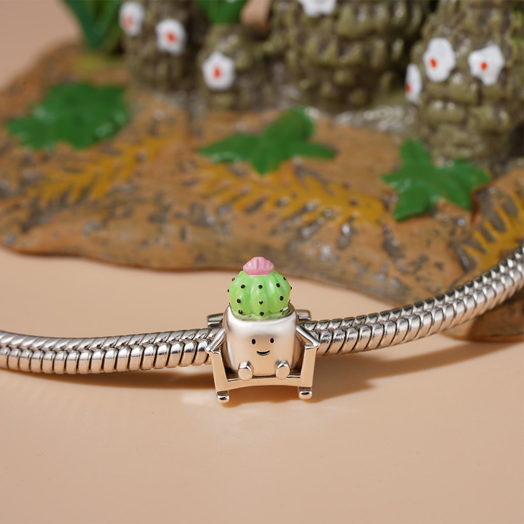 Gnoce Cactus Pot Rocking Chair Charm_3