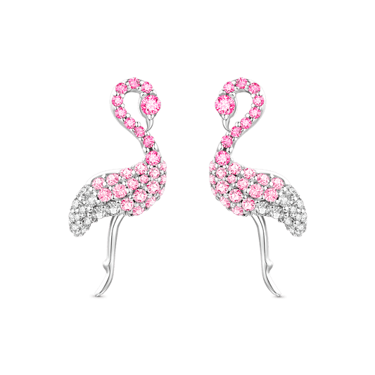 Gnoce Pink Flamingo Earrings_1