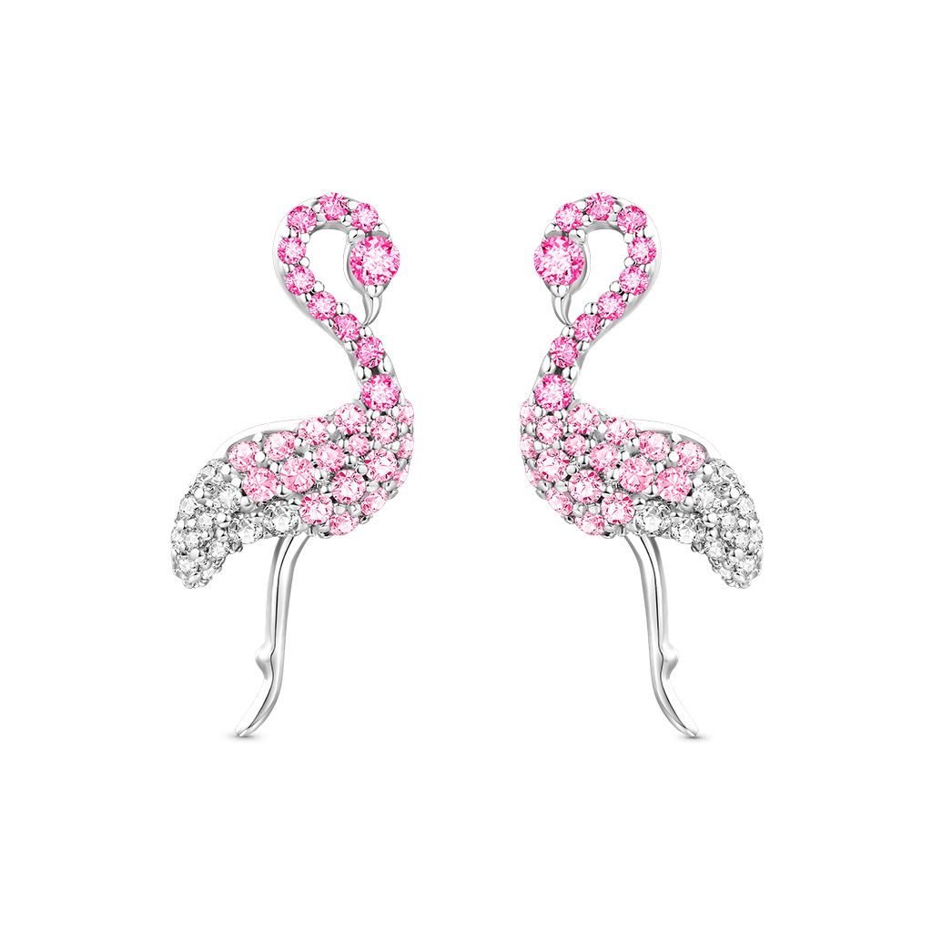 Gnoce Pink Flamingo Earrings_1