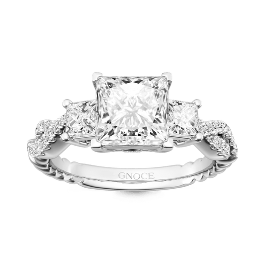 Gnoce Crystal White Three-stone Engagement Ring_1