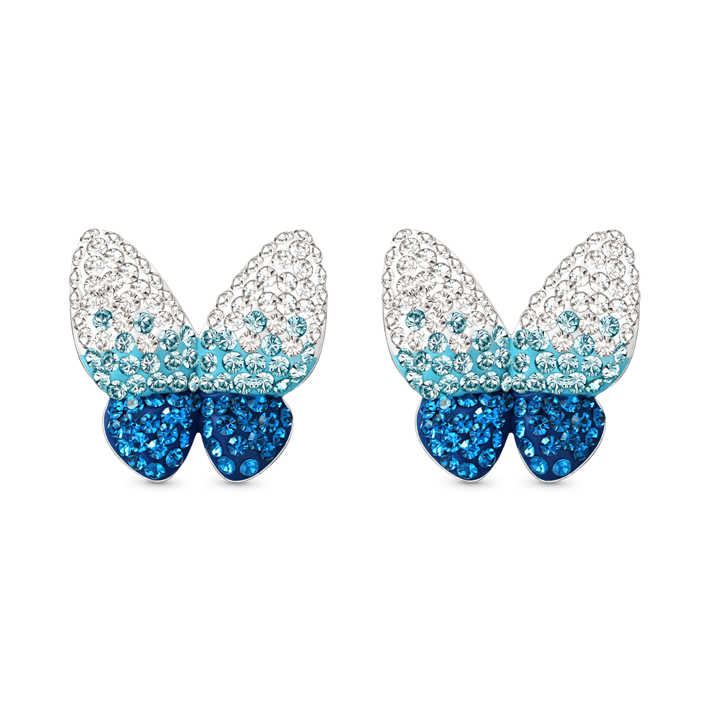Gnoce Blue Gradient Butterfly Earrings_1