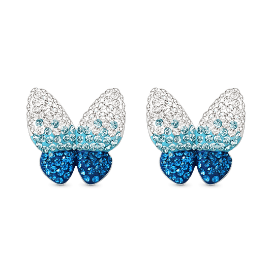 Gnoce Blue Gradient Butterfly Earrings_1