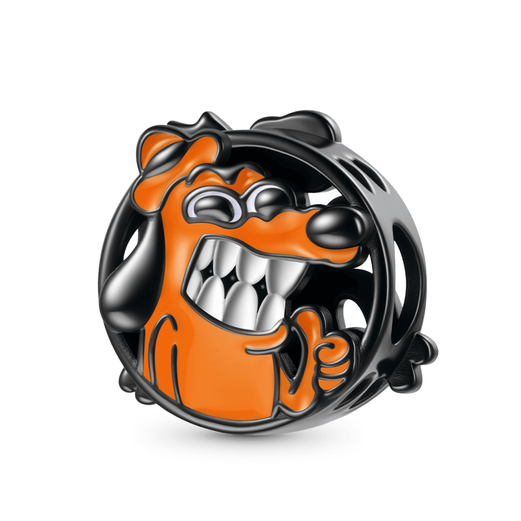 Gnoce This is Fine Double-sided Cartoon Dog Charm_2