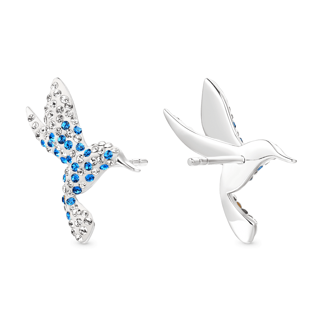 Gnoce Blue Hummingbird Earrings_2