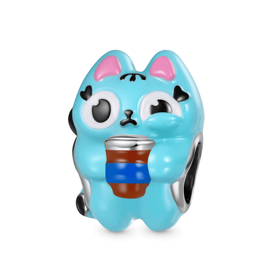 Overcaffeinated Blu Cat Charm_2