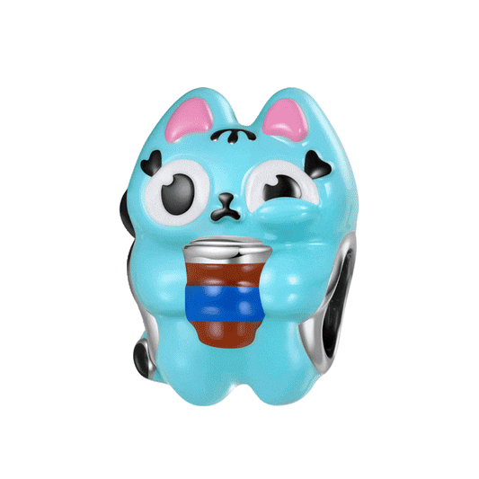 Overcaffeinated Blu Cat Charm_1