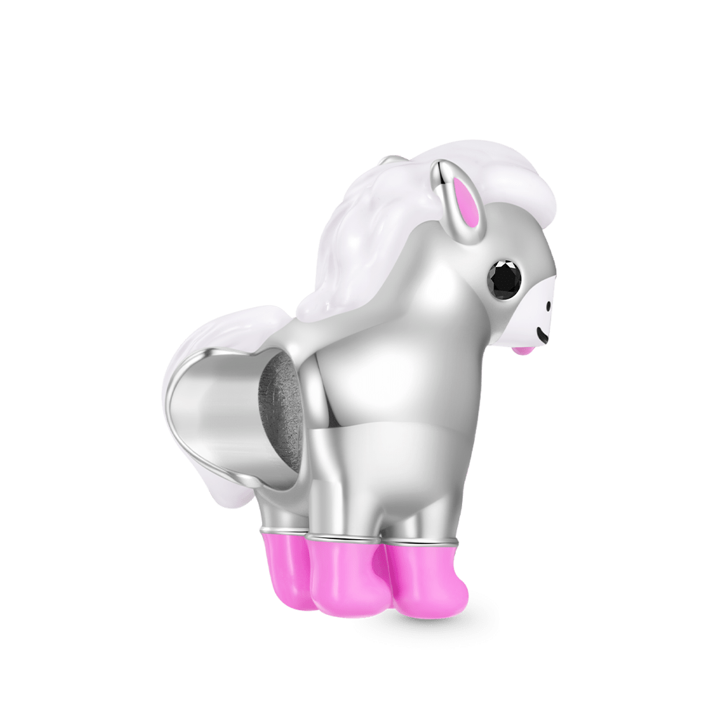 Gnoce Pink Cute Mini Pony Charm_2