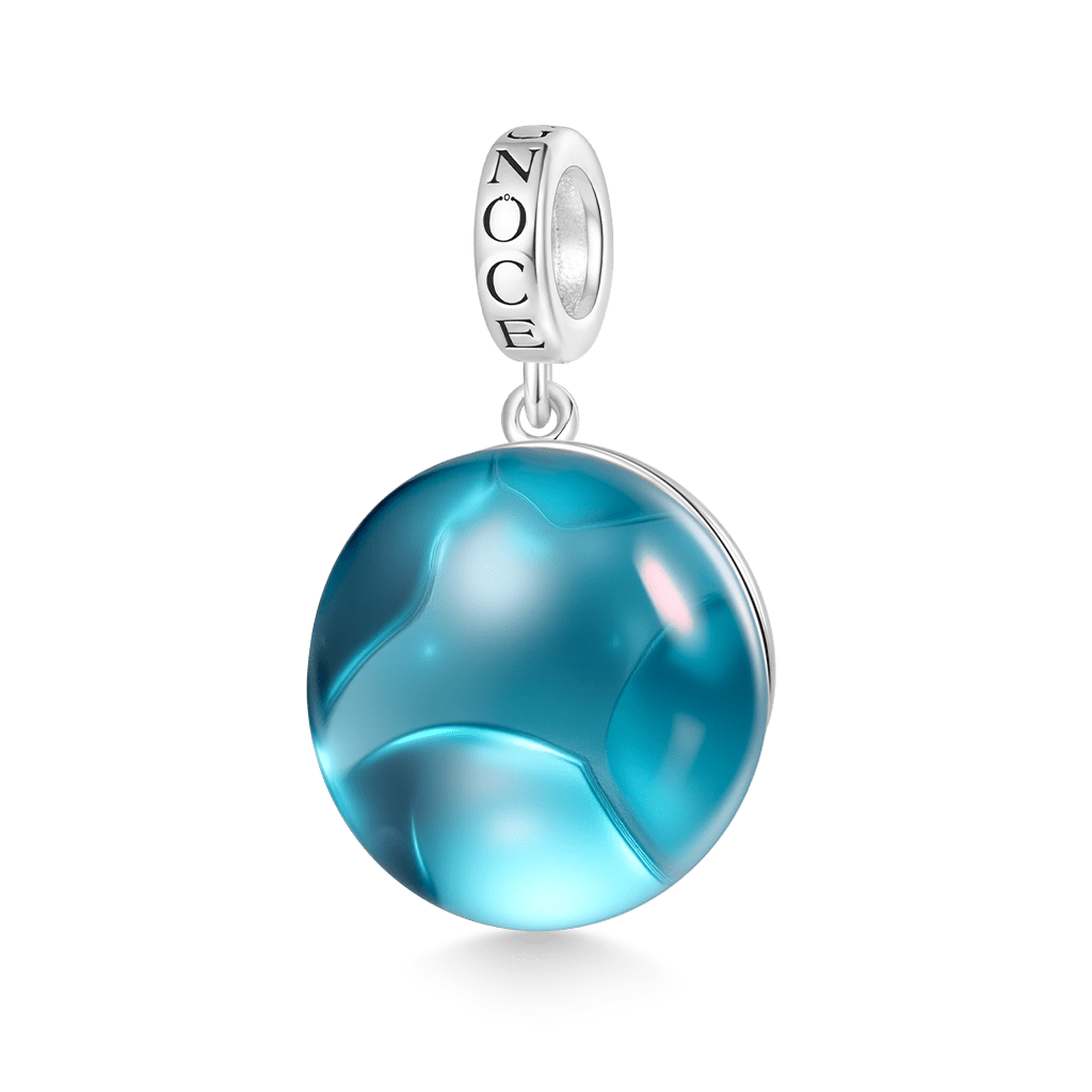 Gnoce Deep Sea Journey - Devil Rays Glass Projection Pendant Dangle Charm_3