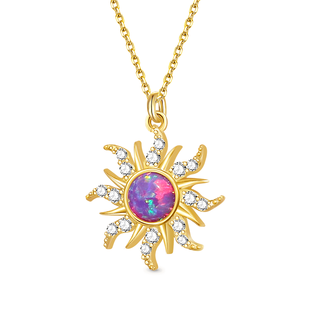 Gnoce Dopamine Golden Sun Opal Necklace_1
