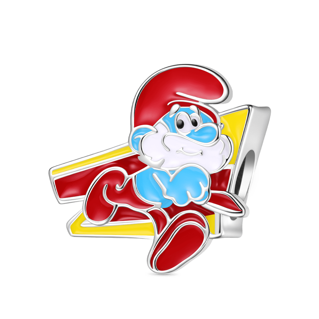 Gnoce The Smurfs Movie (2025) Charm x Papa Smurf_1