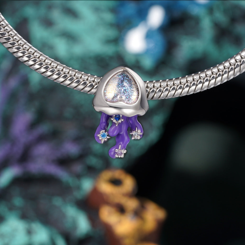 Gnoce Glow-in-the-Dark Marine Jellyfish Charm_4
