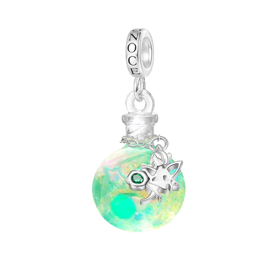 Gnoce Elf Luminous Star Quicksand Bottle Pendant Dangle Charm_1