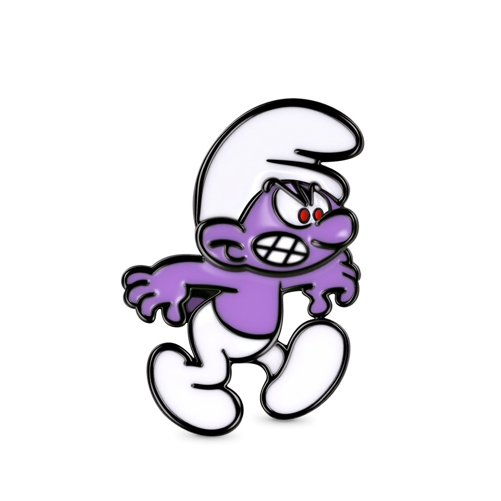 Gnoce Smurfs Charm x Purple Smurf_1