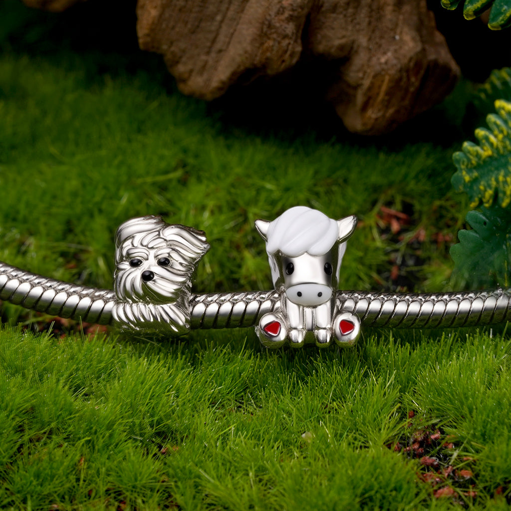 Gnoce Messy Dog West Highland Terrier Puppy Charm_3