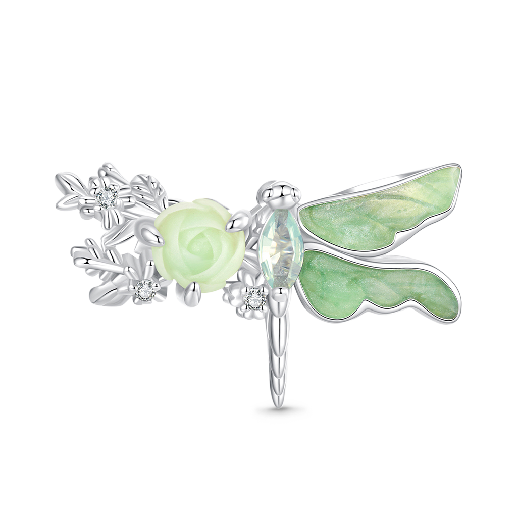 Gnoce Spring Green Dragonfly Charm_2
