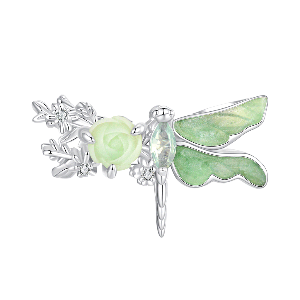 Gnoce Spring Green Dragonfly Charm_1