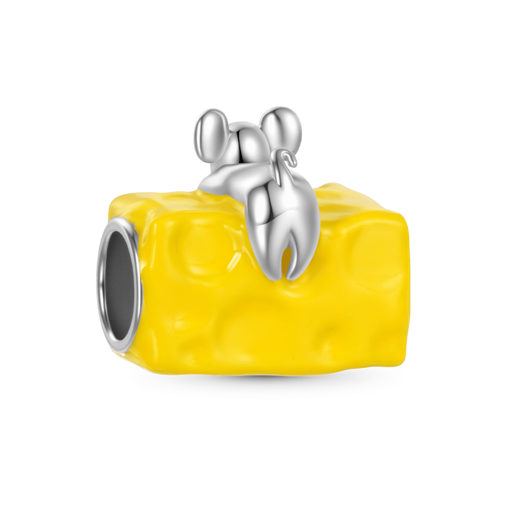 Gnoce Mouse Delicious Cheese House Charm_3