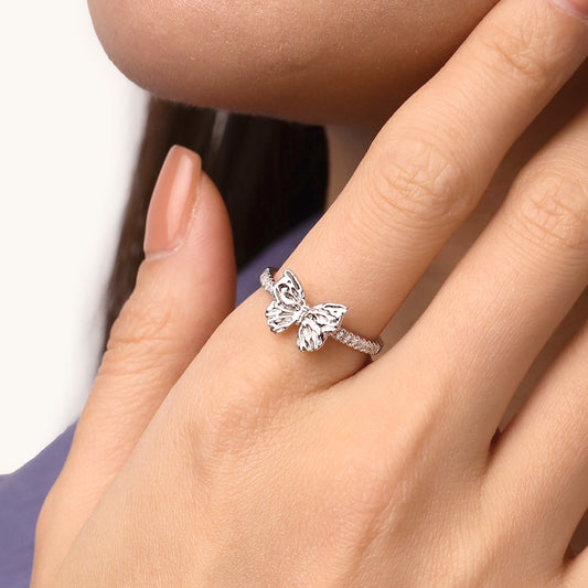 Gnoce Butterfly Diamond Ring_5
