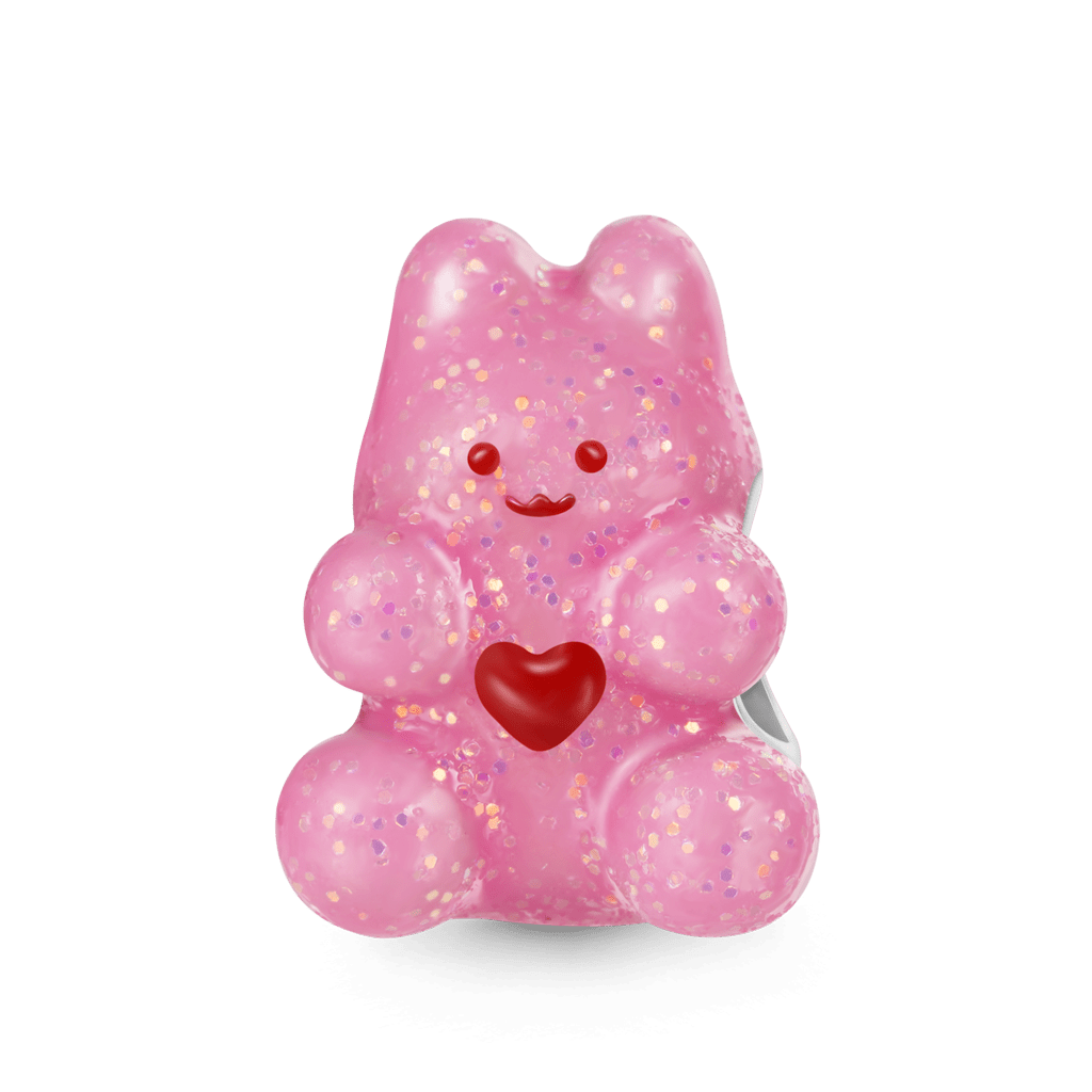 Gnoce Rabbit Gummy Glow-in-the-Dark Charm_3