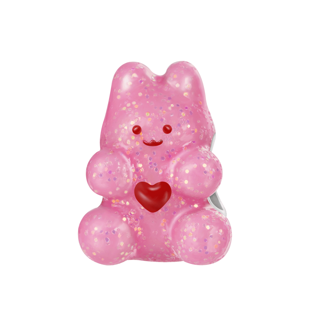 Gnoce Rabbit Gummy Glow-in-the-Dark Charm_1