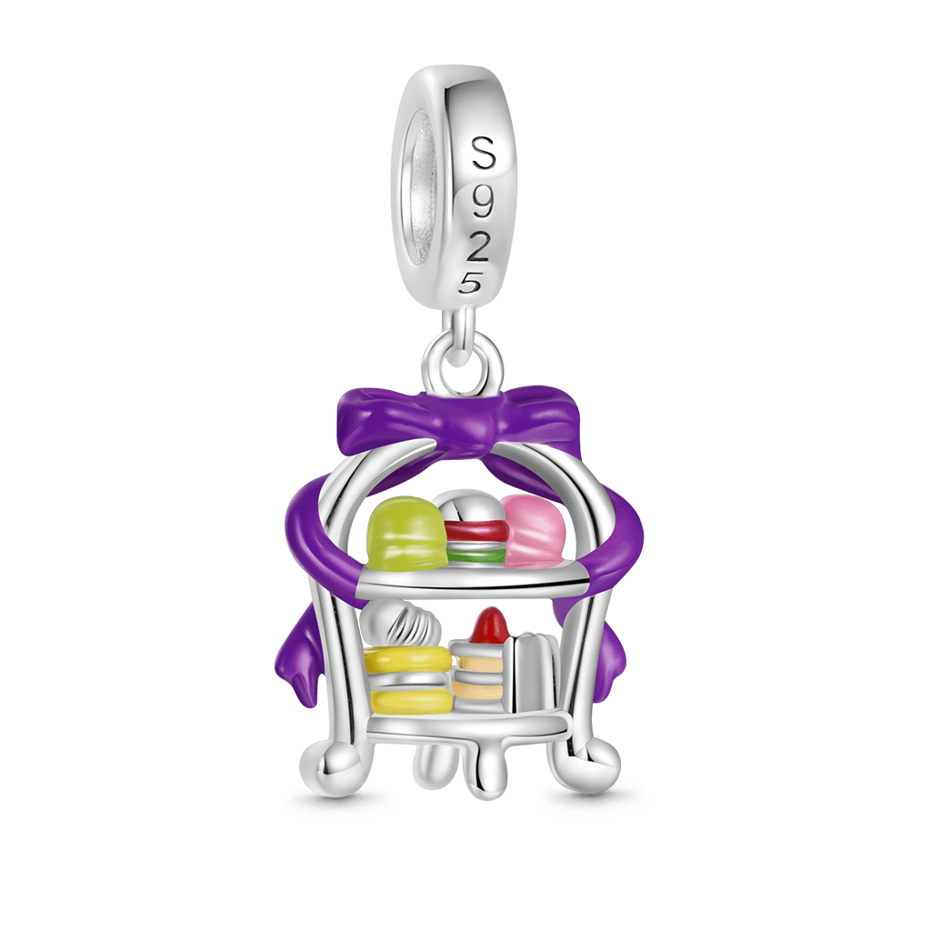 Gnoce Delicate Dessert Stand Pendant Dangle Charm_2