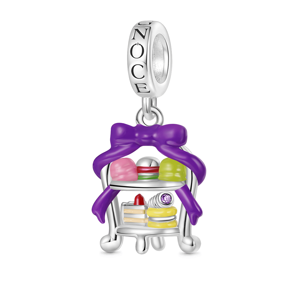Gnoce Delicate Dessert Stand Pendant Dangle Charm_1