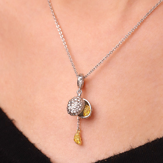 Gnoce King of Fruits Durian Pendant Dangle Charm_5