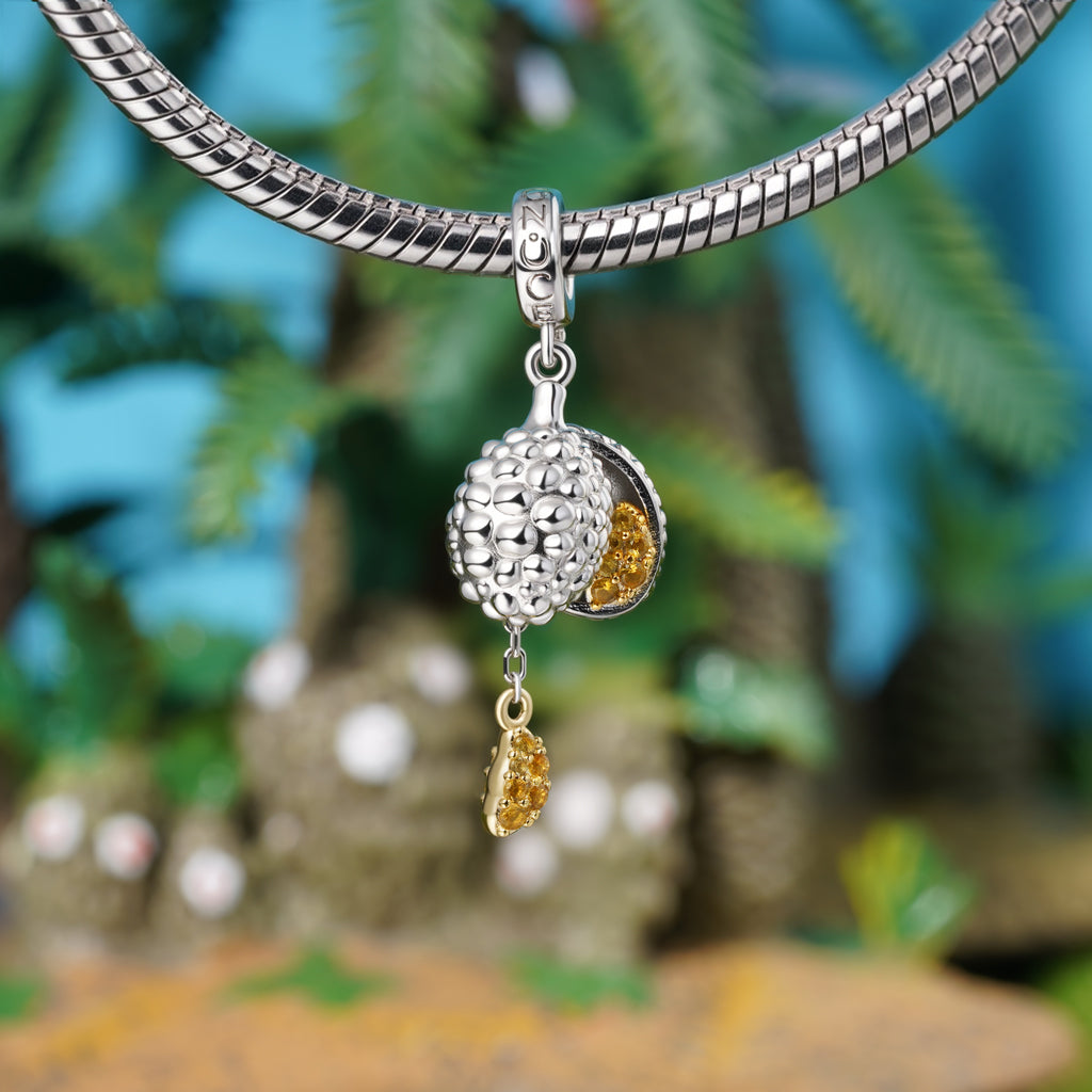 Gnoce King of Fruits Durian Pendant Dangle Charm_3