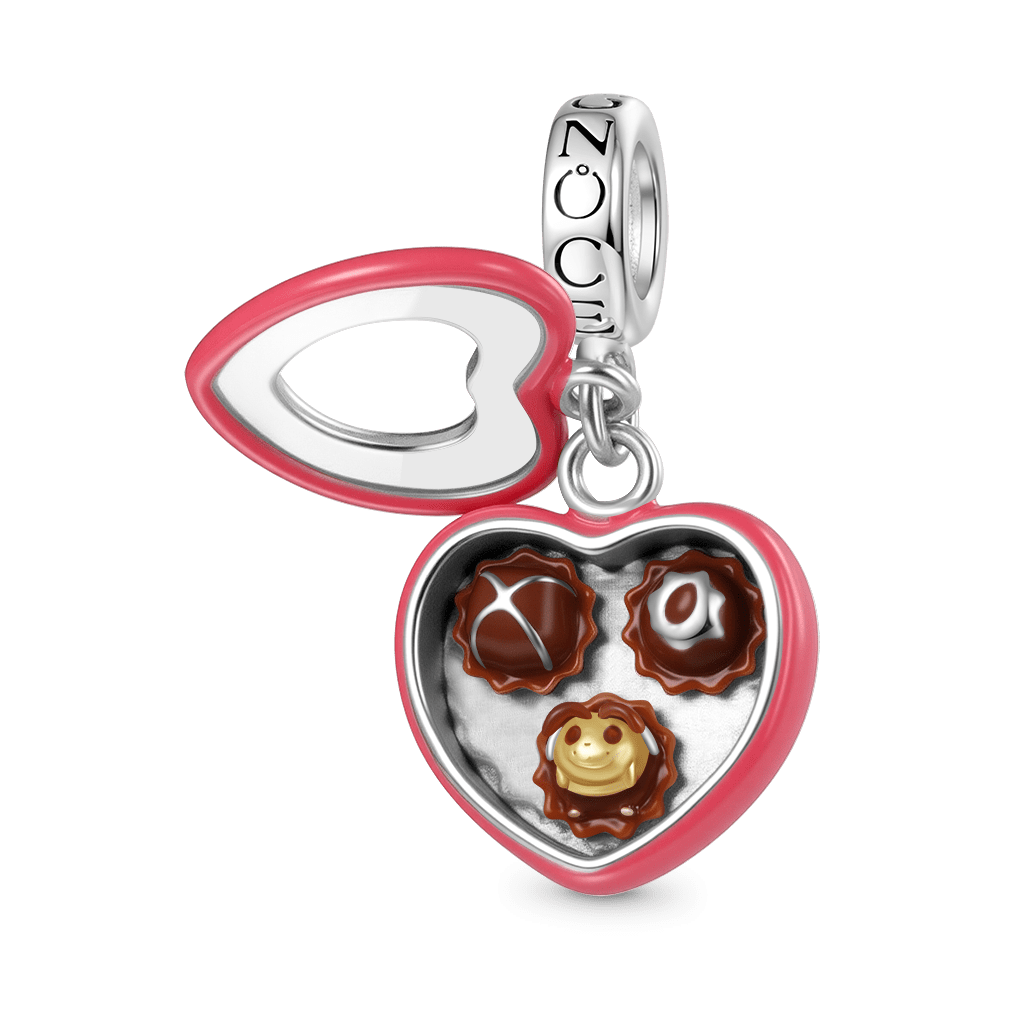 Bee in Chocolate Heart Box Pendant_2