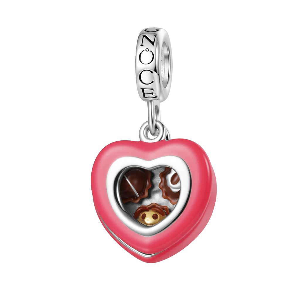 Bee in Chocolate Heart Box Pendant_1