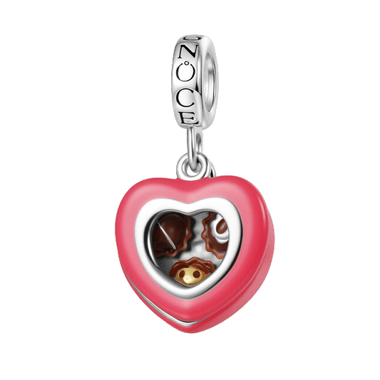Bee in Chocolate Heart Box Pendant_1