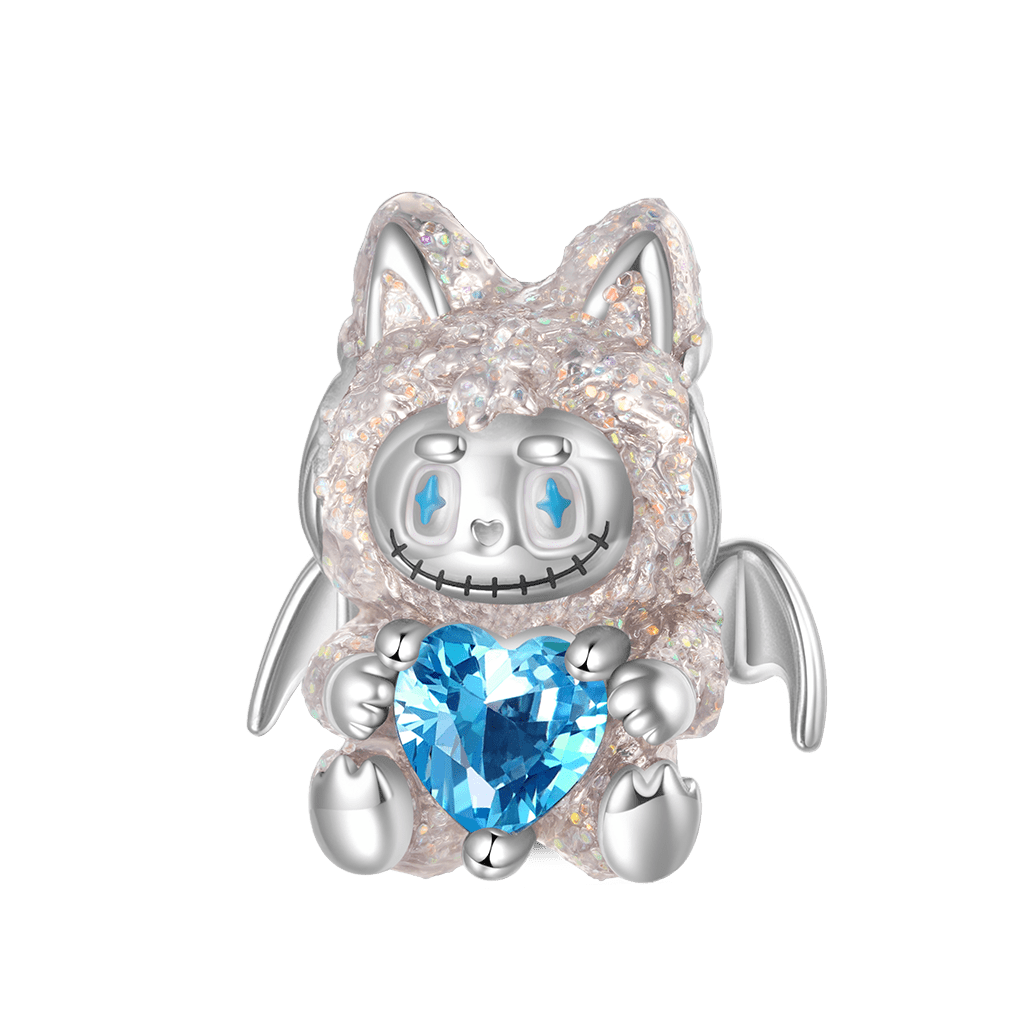 Gnoce Cute and Charming Little Monster Series - White Toy Doll Charm_1
