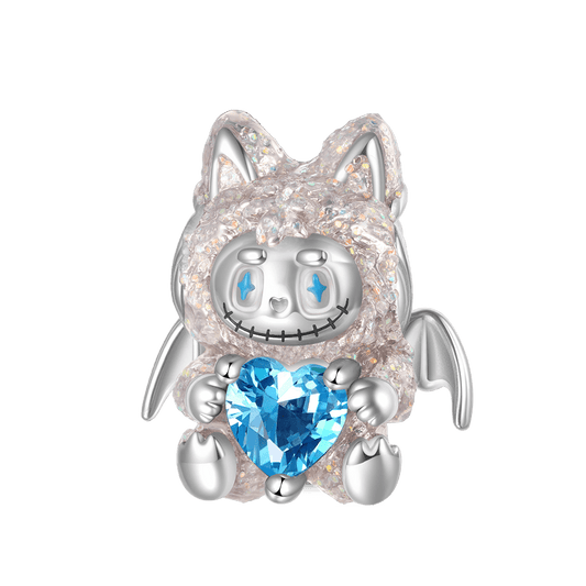 Gnoce Cute and Charming Little Monster Series - White Toy Doll Charm_1