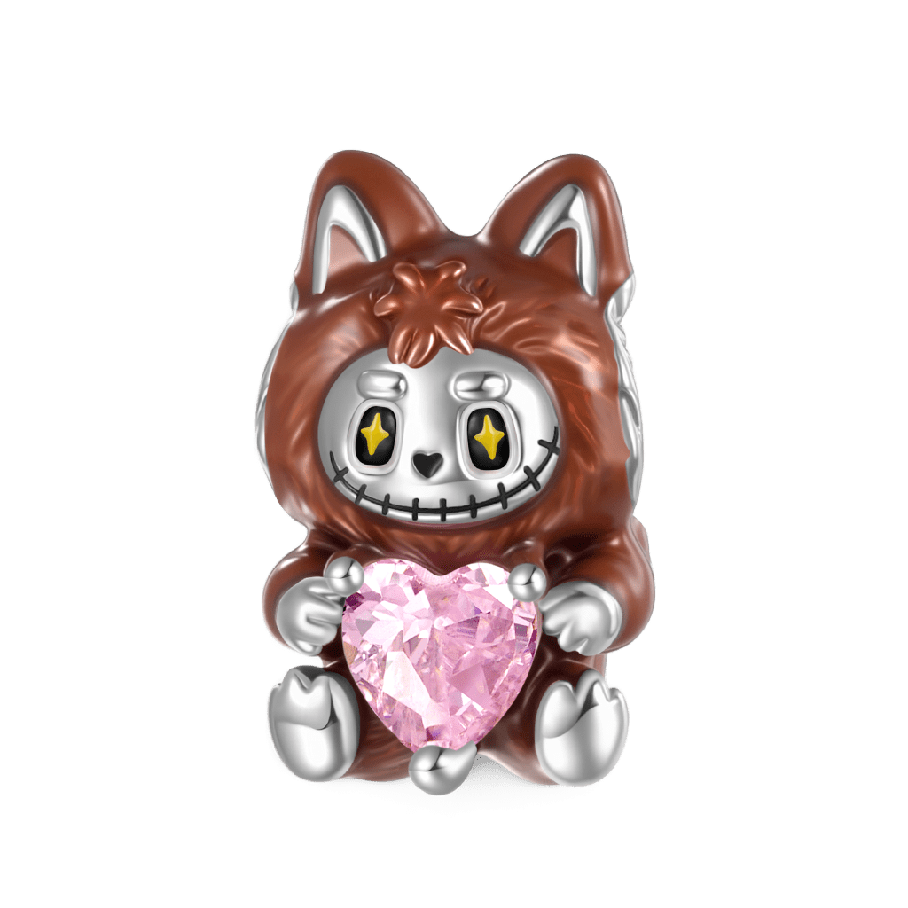 Gnoce Cute and Charming Little Monster Series - Brown Toy Doll Charm_1