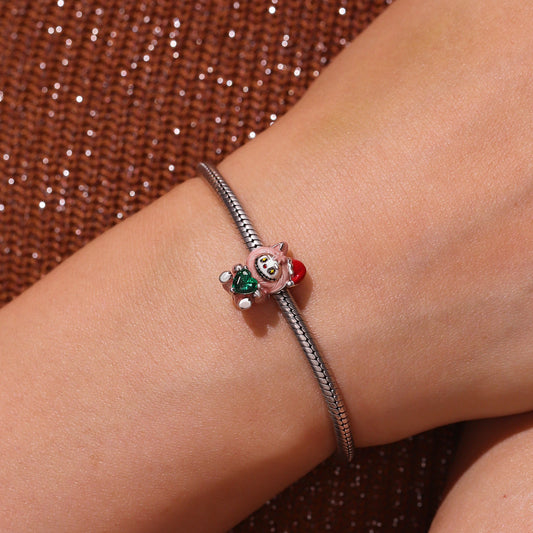 Gnoce Cute and Charming Little Monster Series - Pink Toy Doll Charm_5