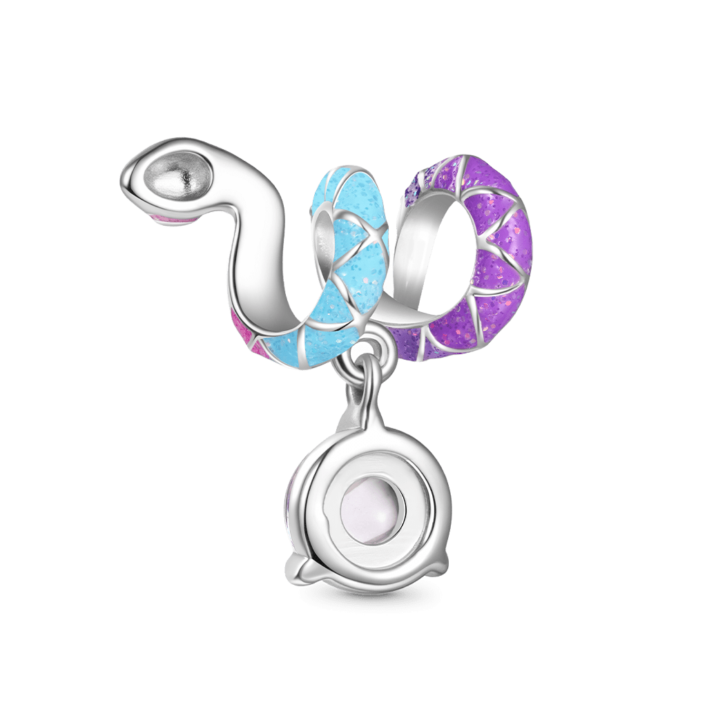 Gnoce Colorful Snake Hanging Devil Eyes Charm_2