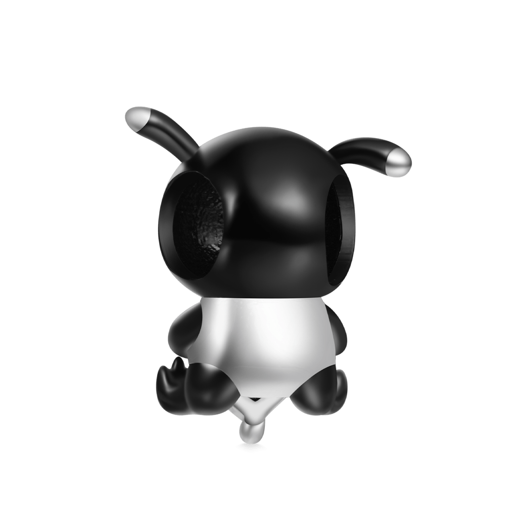 Gnoce Malayan Tapir Embraces Heart Charm_2