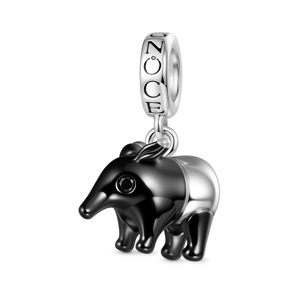 Gnoce Cute Malayan Tapir Pendant Dangle Charm_1