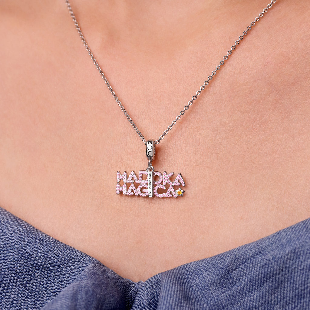 Gnoce Madoka ☆ Magica LOGO Pendant Dangle Charm_5